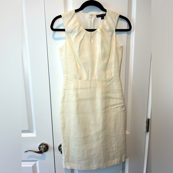 Brooks Brothers 0P Cream Linen Dress - Picture 1 of 3